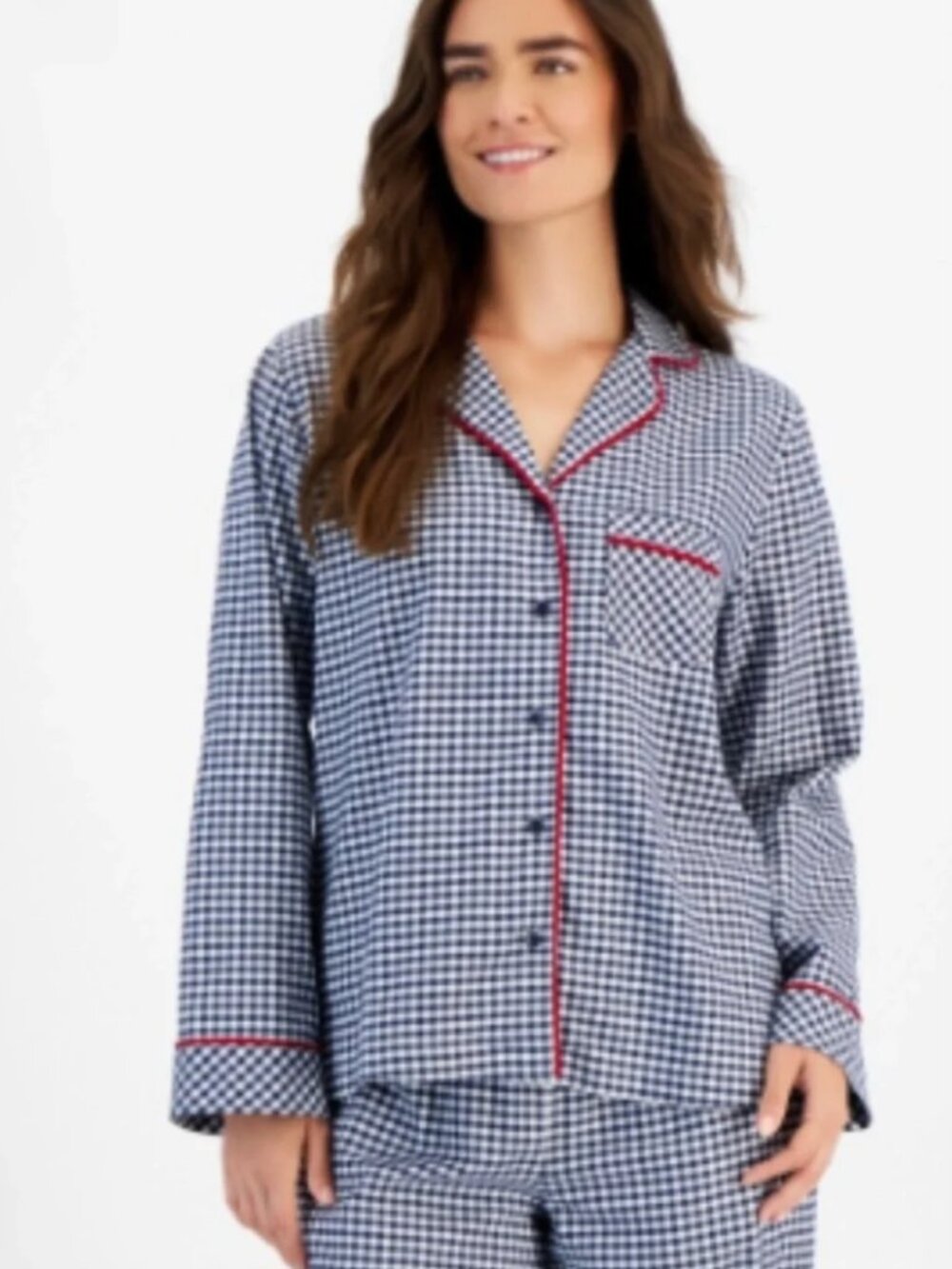 Charter Club Chekered Cotton Flannel Pajamas - size Medium